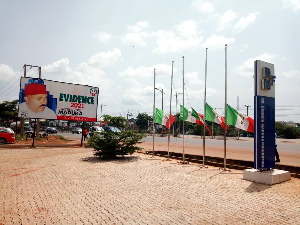 Anambra guber: Aggrieved aspirant flies PDP flag at half mast, until…