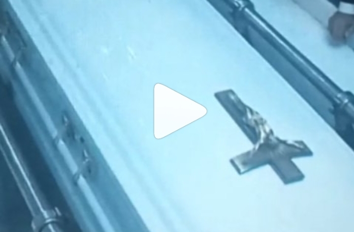 Watch moment late Prophet T. B. Joshua was lowered into his grave
