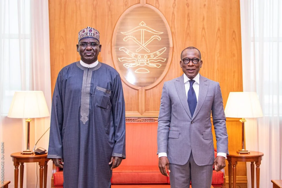 [Photos] Buratai meets Beninese President amidst Nigeria’s demand for Igboho’s extradition