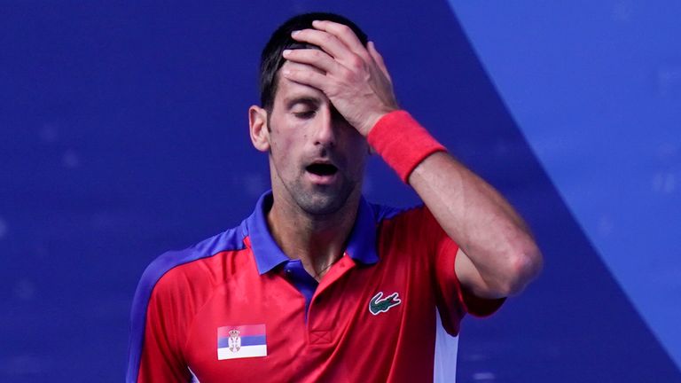 No Olympic medal for Djokovic as he first loses and then withdraws
