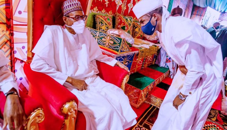 Buhari, Osinbajo, Jonathan, Atiku, others at Yusuf Buhari’s wedding ceremony [ + Photos]