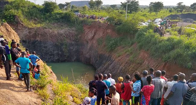Corpses of APC Youth Leader, two policemen recovered from 32-feet-deep excavation pit in Ebonyi
