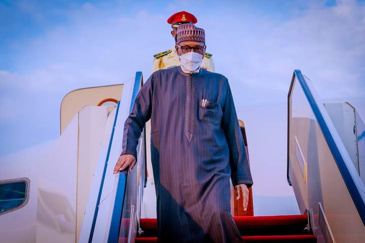 President Buhari returns to Nigeria after 4-day trip to Portugal