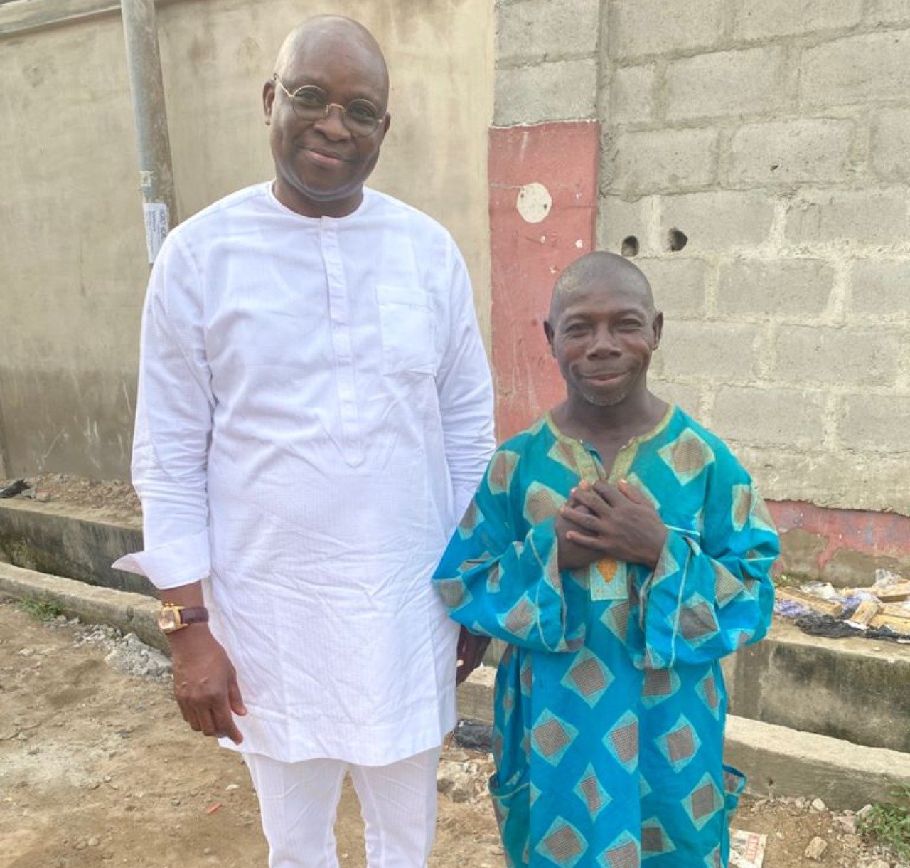 TRENDING: Fayose meets ‘Obasanjo’ of Lagos