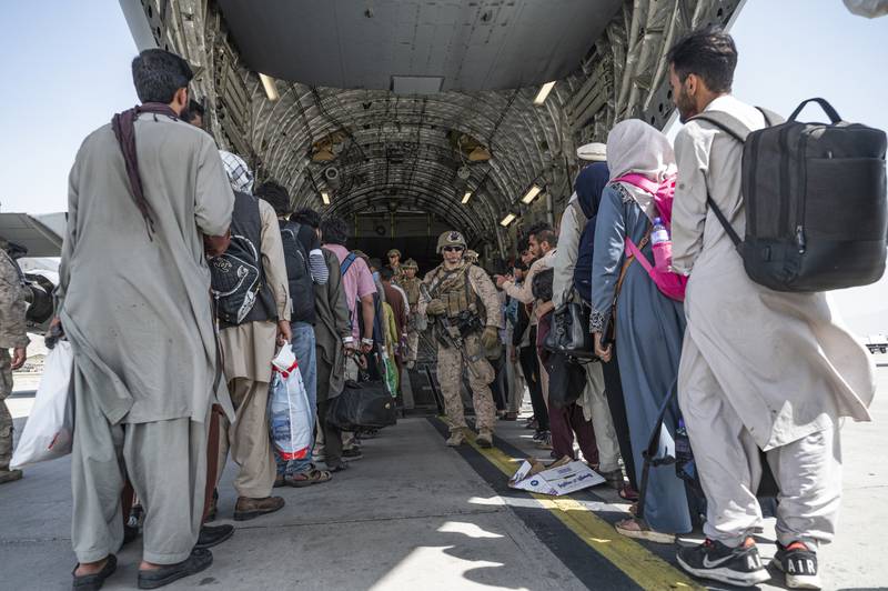 Baby born during Afghan evacuation named after U.S. aircraft