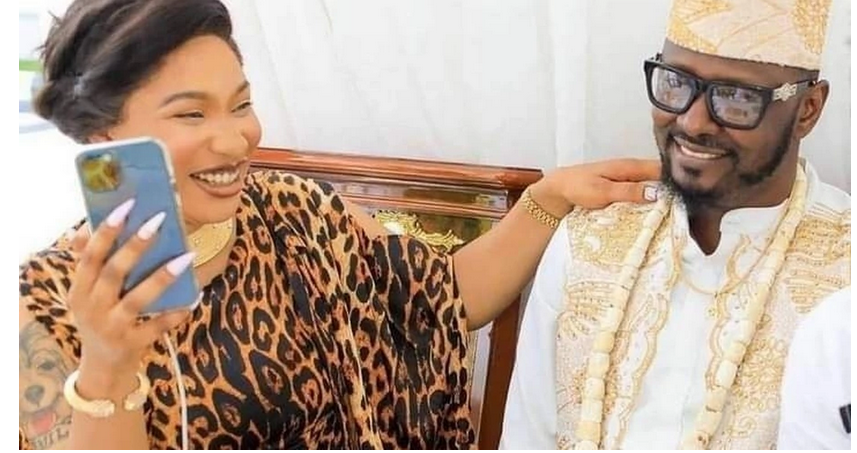 Tonto Dikeh’s new man refutes cheating allegations