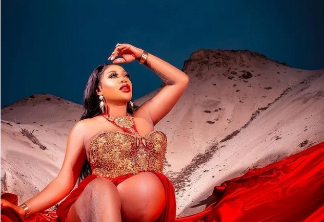 Toyin Lawani welcomes child with Segun Wealth