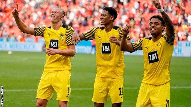 Bundesliga: Haaland hits double in seven-goal comeback win