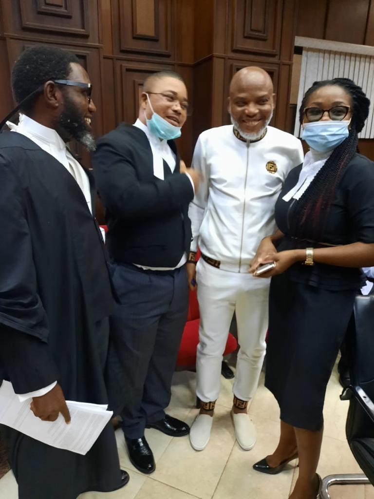 BREAKING: Nnamdi Kanu pleads not guilty to FG’s amended charges