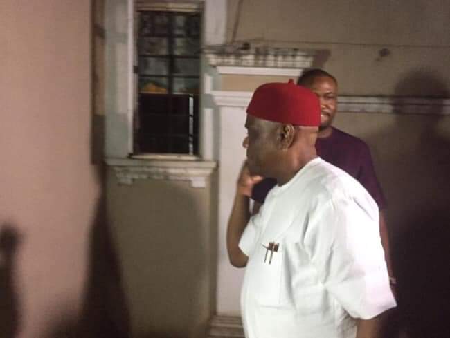 Photos: Wike visits Justice Odili’s Abuja residence amidst reports of Police, EFCC raid