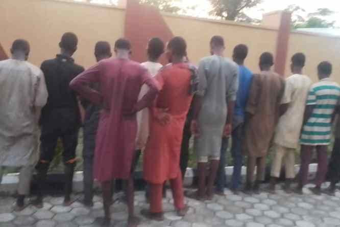 [Photo] Ondo Amotekun intercepts 18 Northerners hidden in trailer load of beans