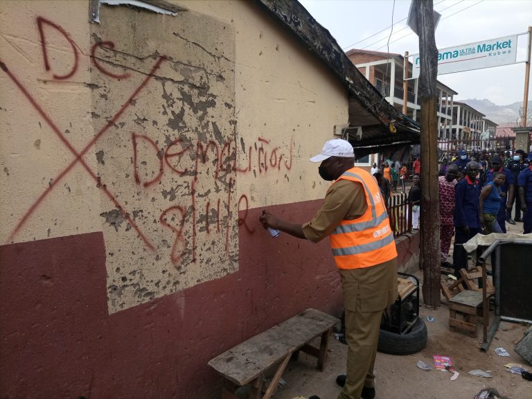 Kubwa fire: FCTA issues 24-hour ultimatum to illegal shop owners