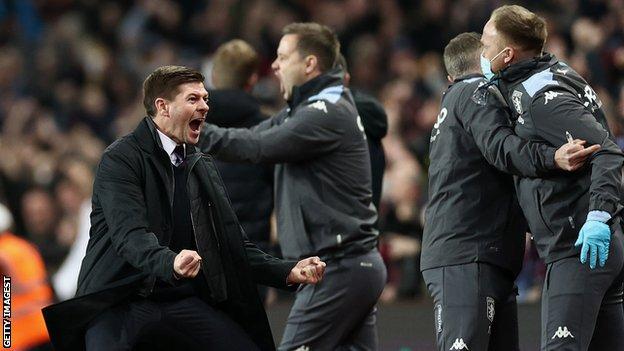 Gerrard returns to Premier League with win over Brighton