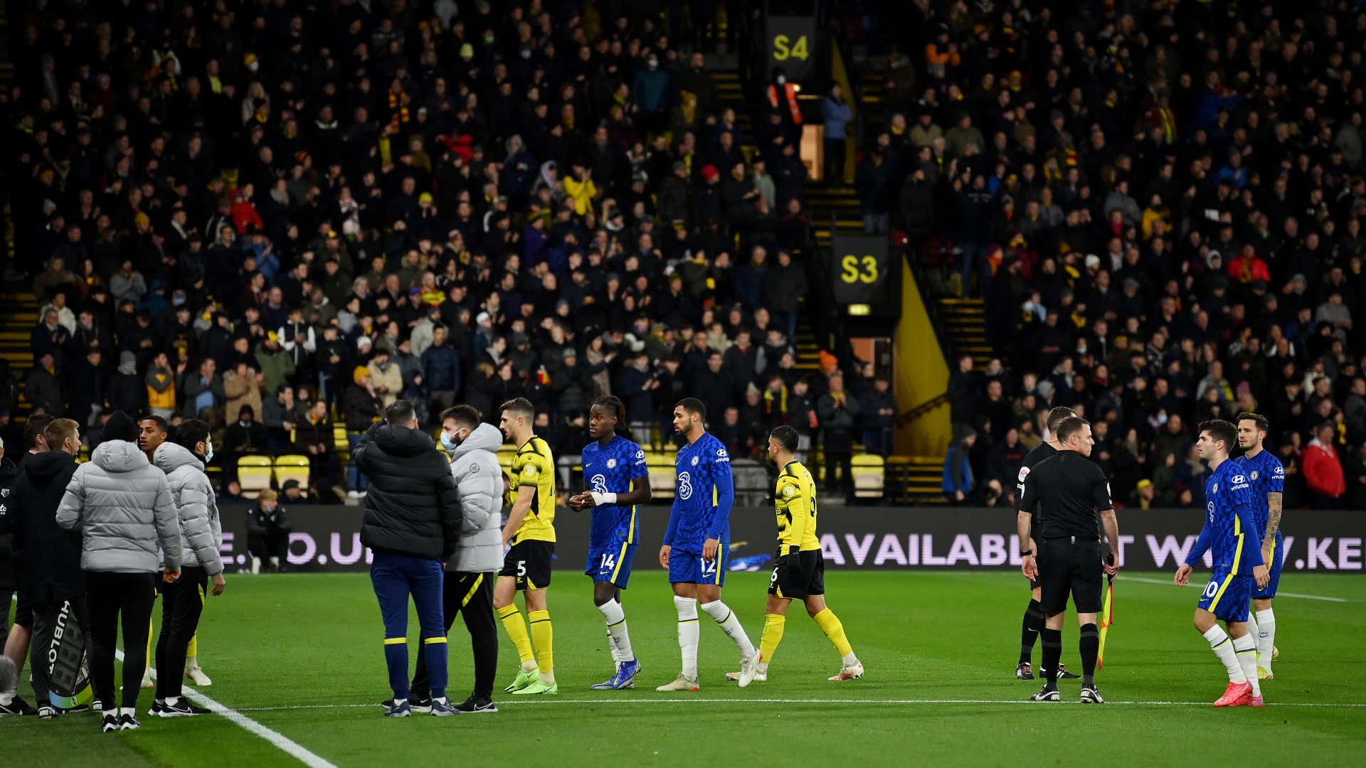 Watford v Chelsea: Fan stabilised after suffering cardiac arrest during match