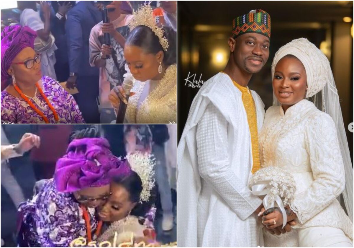 Mum shed tears as Mo Bimpe surprises her with gift on wedding day