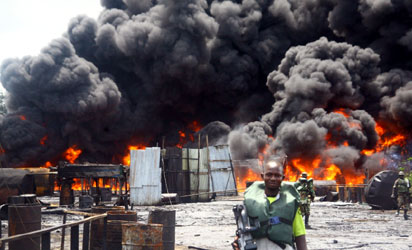 Tragedy as explosion rocks illegal refinery in Delta