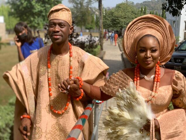 Adedimeji Lateef ties the knot with colleague, Adebimpe Oyebade[PHOTOS]
