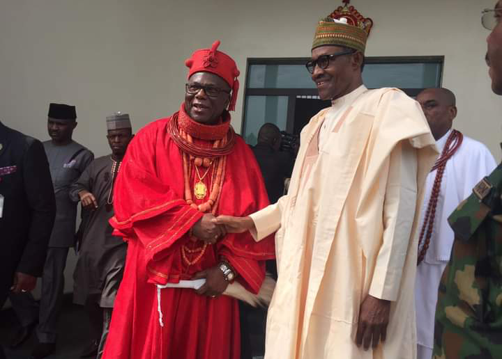 Buhari salutes Ovie of Uvwie at 78
