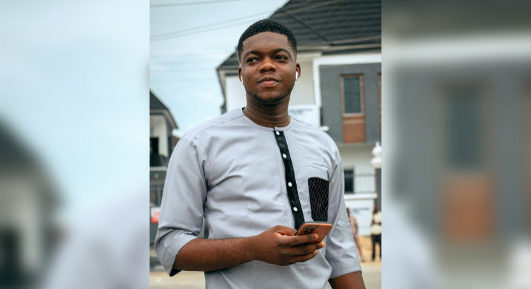 Cute Abiola reunites with family after one-month Naval punishment