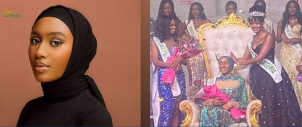 Amazing! 18-year-old hijab model Shatu Garko wins Miss Nigeria 2021
