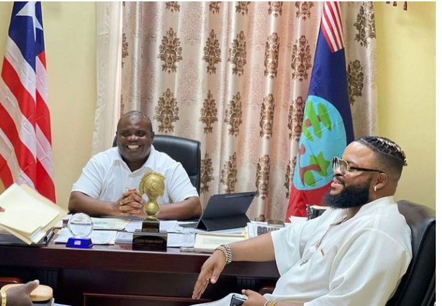 White Money appointed honorary member of Liberian senate