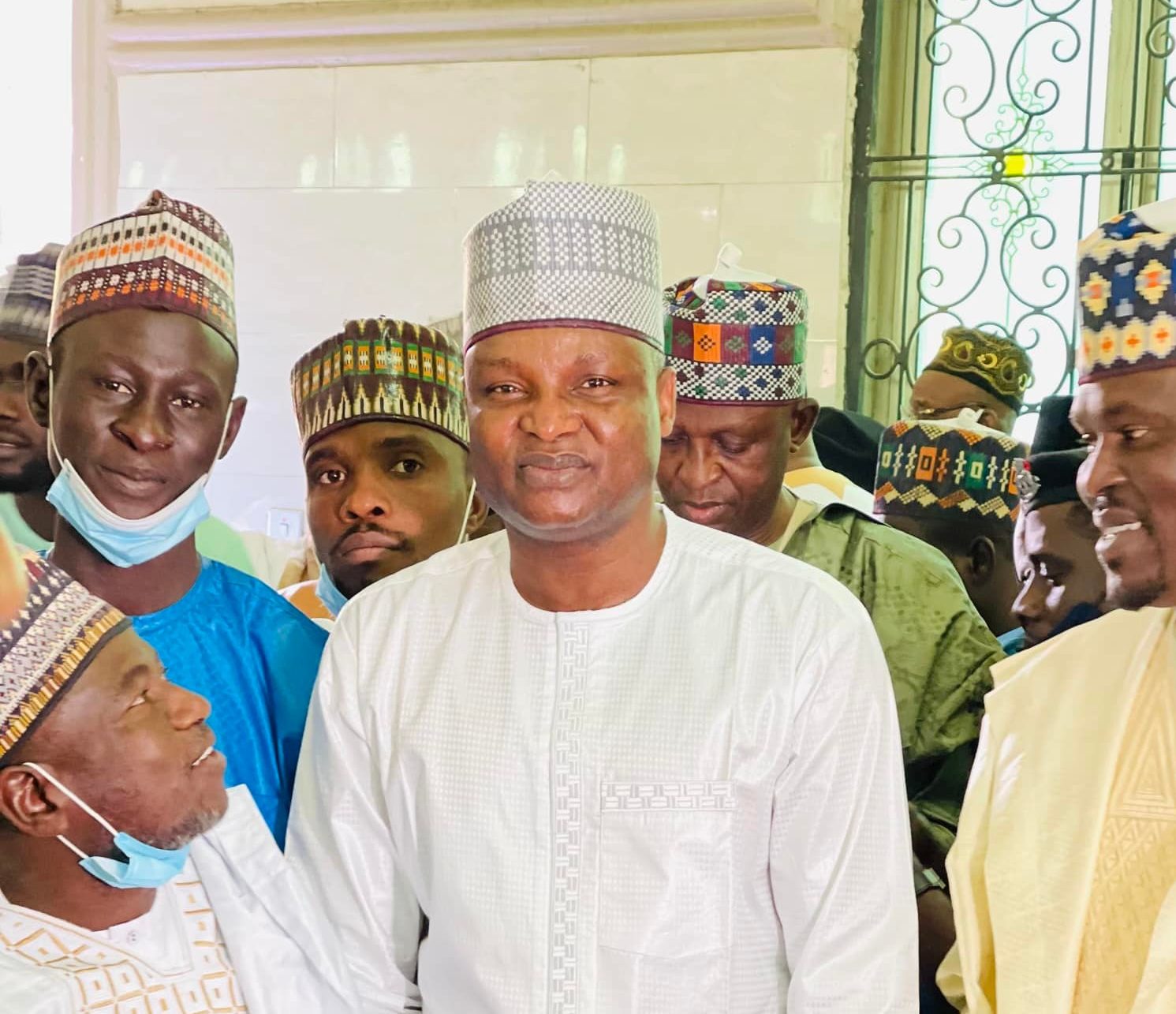 Suspended Super Cop, Abba Kyari makes first public appearance alongside Obi Cubana [Photos]