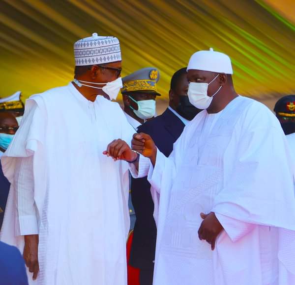 Buhari attends Barrow’s inauguration to promote democratic values in W/Africa – Presidency
