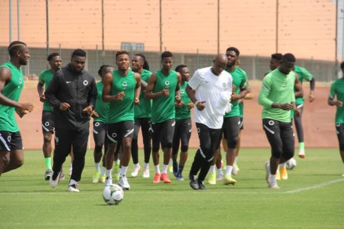 Super Eagles intensify tactical training ahead of Sudan clash