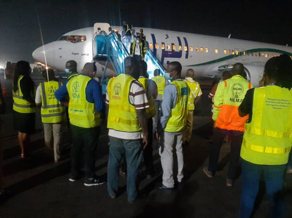 NEMA receives 167 stranded Nigerians from Libya