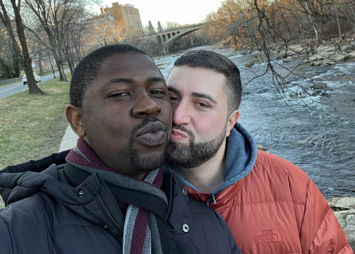 Urhobo man shows off husband to be on Twitter