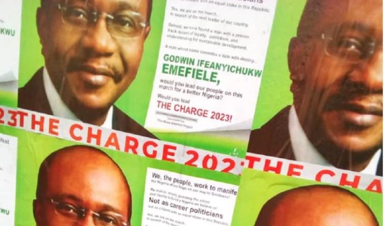 2023: Posters of Godwin Emefiele resurface in Lagos urging him to run for presidency