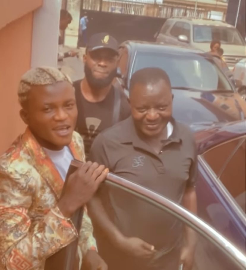 [VIDEO] Fast-rising singer, Portable gifts his father a car