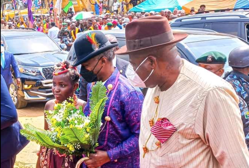 Osinbajo performs groundbreaking of bridge linking Yenegoa to Southern Ijaw