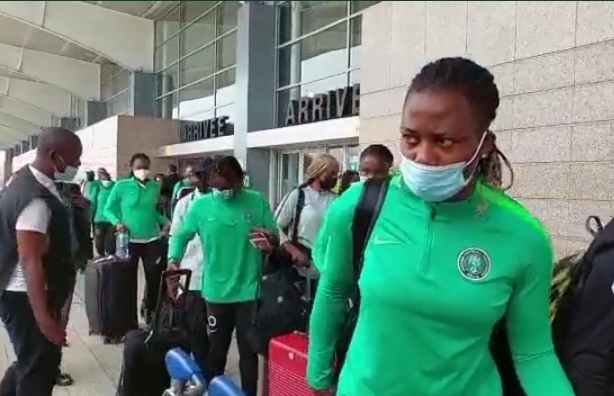 BREAKING: Super Falcons safely lands in Cote d’Ivoire ahead of 2022 AWCON fixture