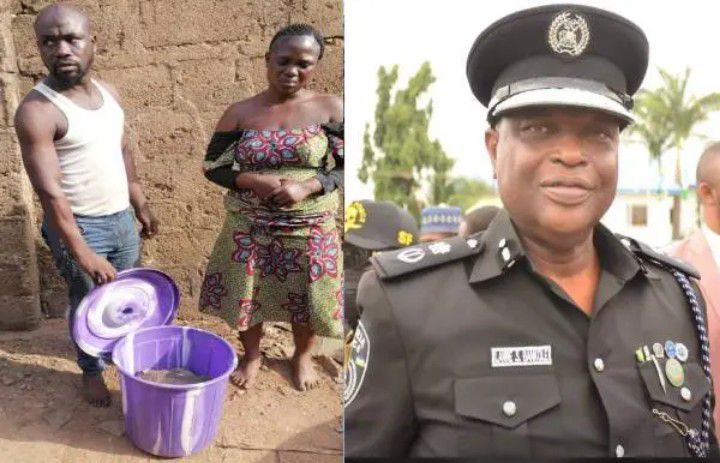 Couple arrested with fresh human parts in their room