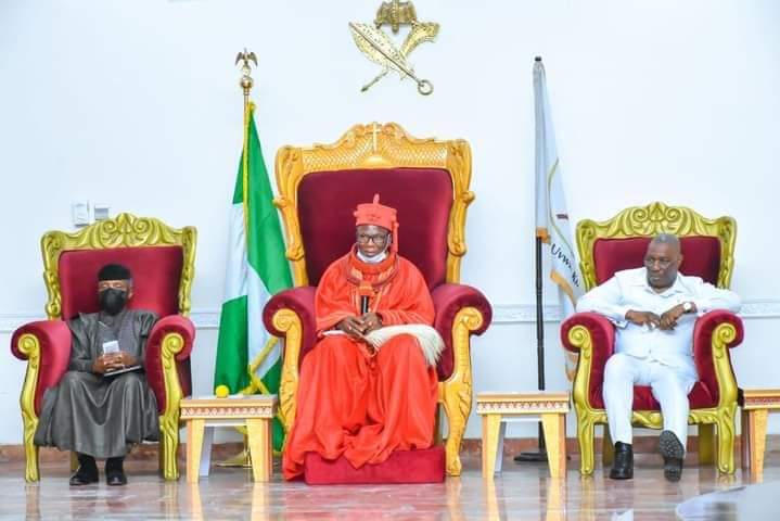 We are not happy – Delta monarch, Ovie of Uvwie tells Osinbajo