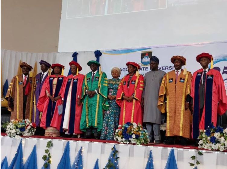 25th convocation: Ganduje, Zulum, Awosika, others bag LASU honorary award