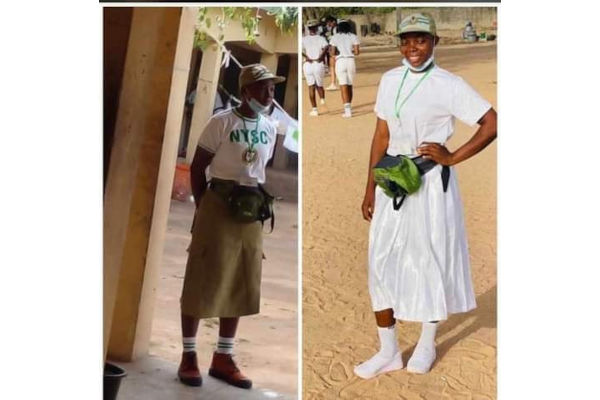 NYSC decamps corps member for wearing skirt in Gombe