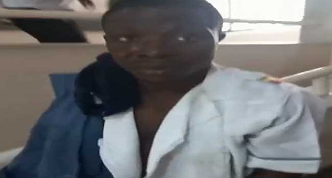 Suspected mad man caught in nurse uniform at Lagos hospital