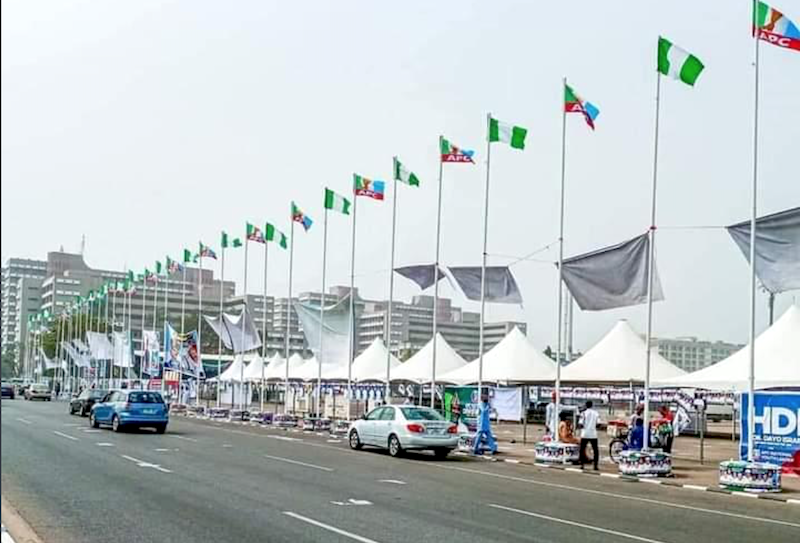 APC Convention: Bottle water sells for N300 as delegates arrive venue amidst tight security