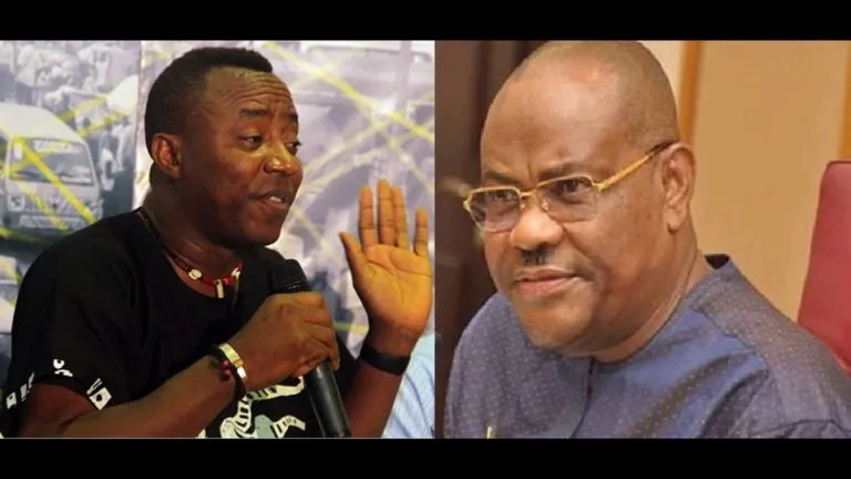 Sowore blasts Wike for declaring interest in presidency