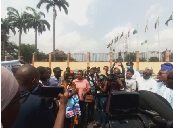 Murder: Bamise Ayanwole’s family protests at Lagos Assembly