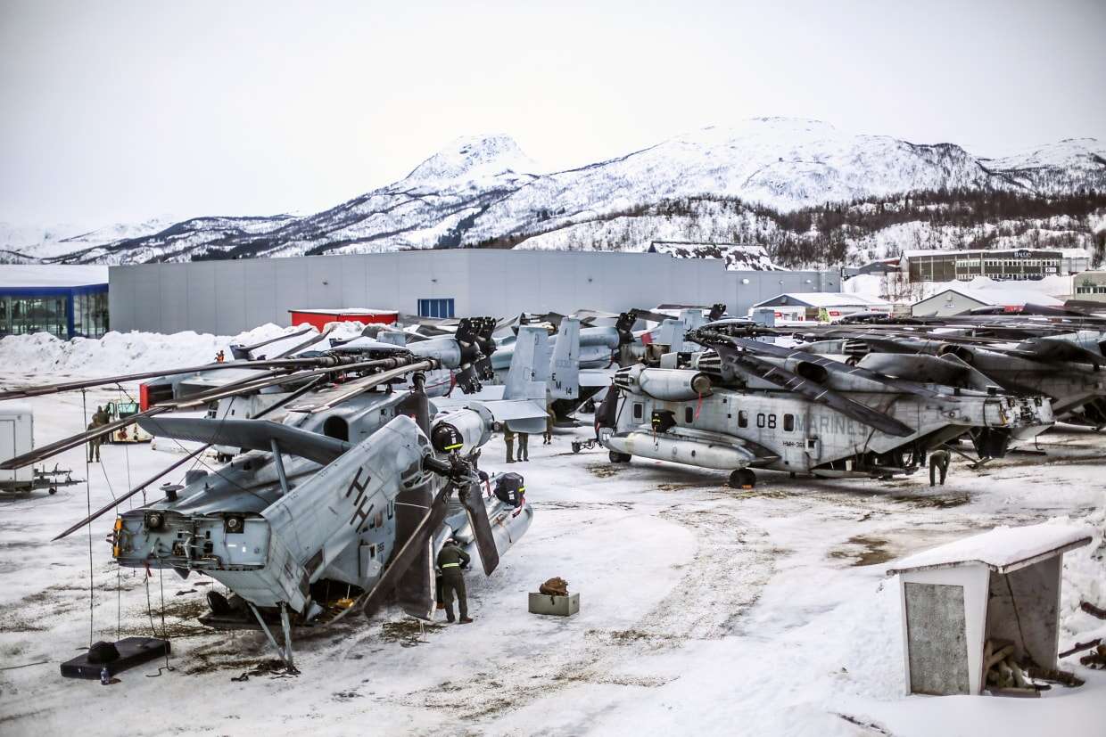 US military plane with four on board crashes in Norway