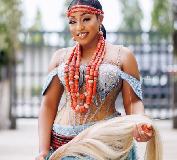 Nollywood actresses storm Imo for Rita Dominic’s traditional wedding [Photos]