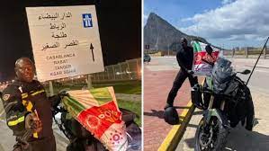 Nigeria man who left London for Lagos on bike lands in Mauritania