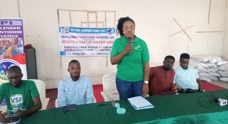 NGO distributes food items to vulnerable people in Kogi