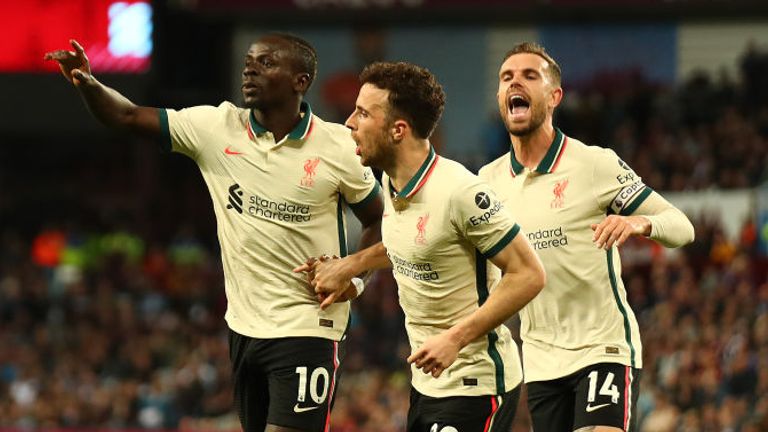 Liverpool win at Villa to keep EPL title hopes alive