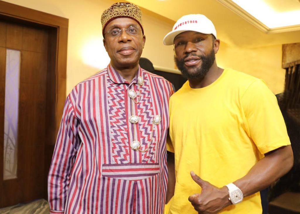 Mayweather meets Amaechi, reveals plans for Nigeria (PHOTOS)