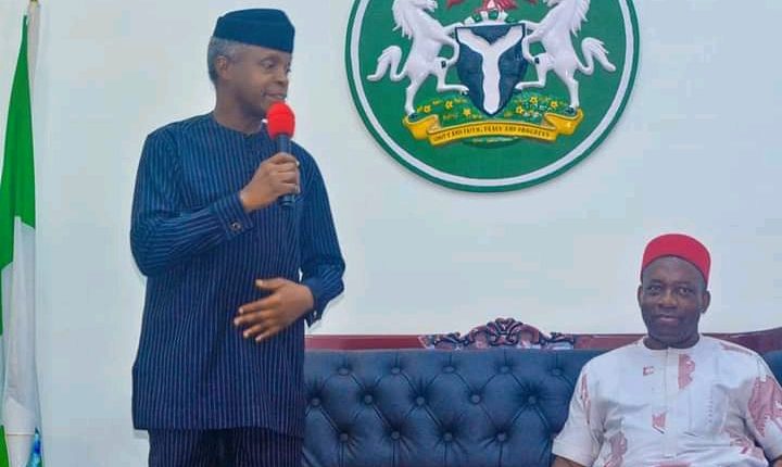 Soludo to Vice President: You are leading well, acting excellently