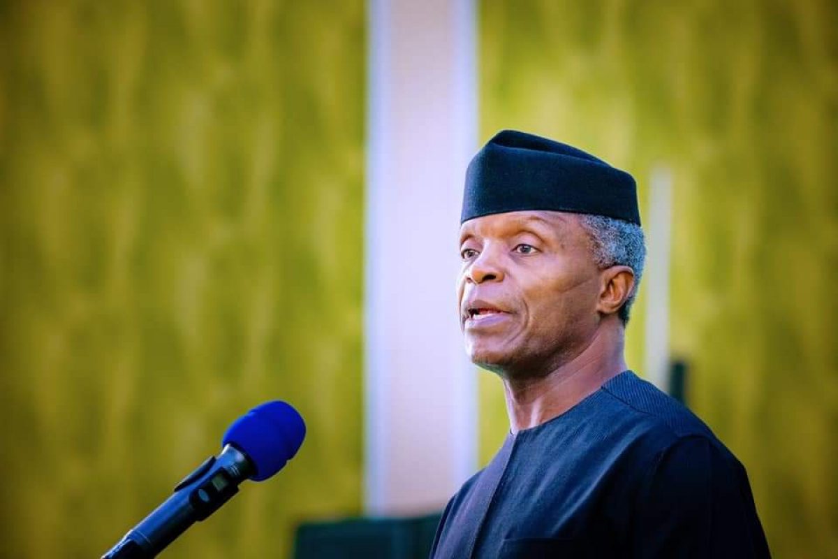 Osinbajo backs Africa’s case for just energy transition